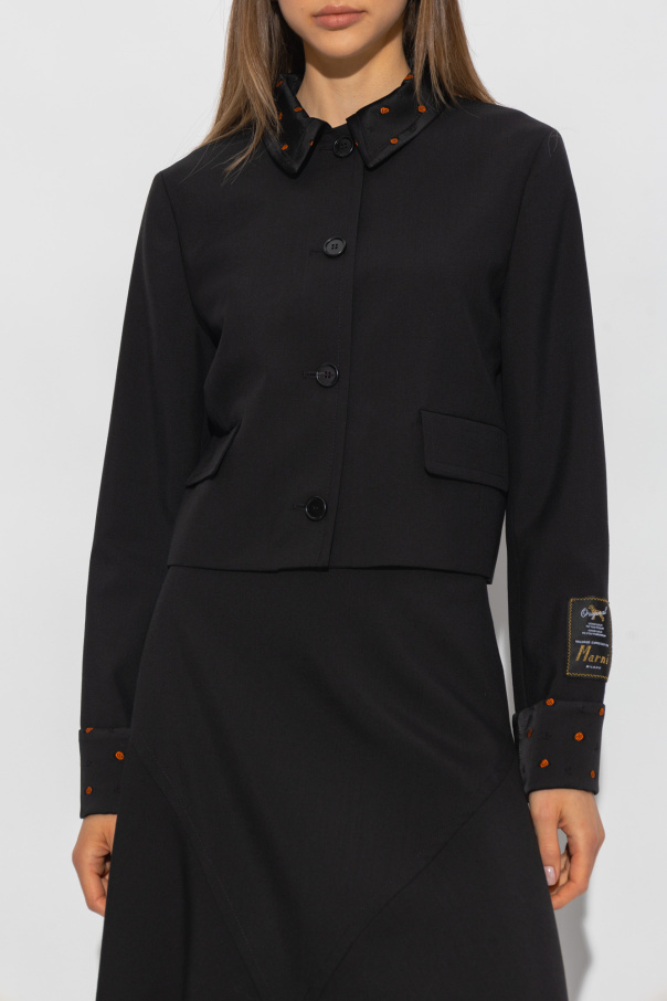 アウターその他 MARNI Woman Blazer Black GIMA0202QSTW839 00N99 Marni Blazer jacket - Black - Women | GIMA0202MSTW83900B99